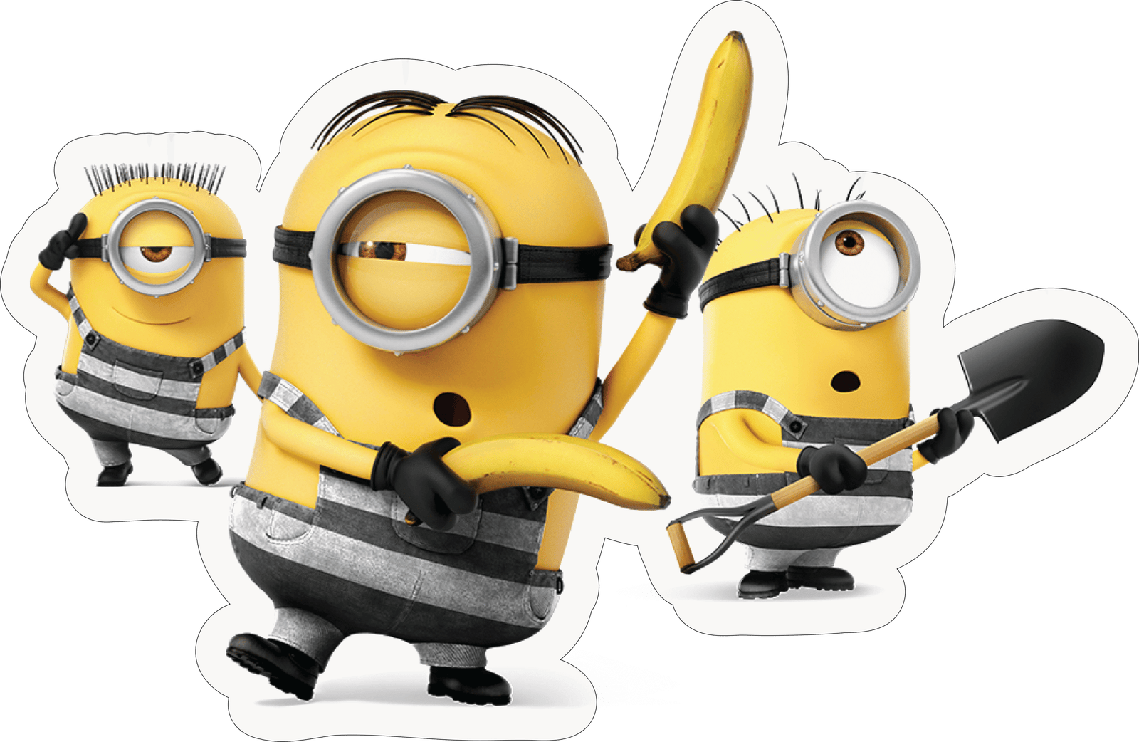 Minions Jailbreak Banana Sticker Premium Vinyl Sticker