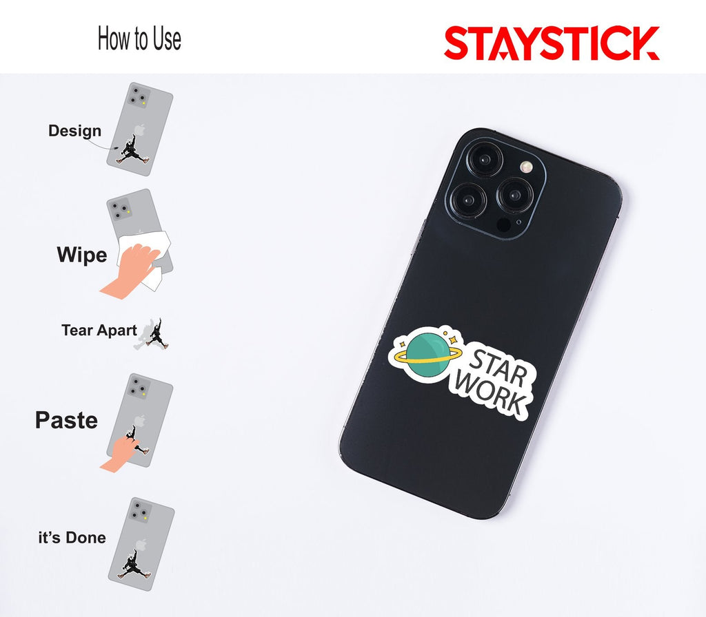 MOTIVATIONAL STICKER Metalized Sticker