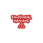 EMOTIONAL STICKER Premium Vinyl Sticker