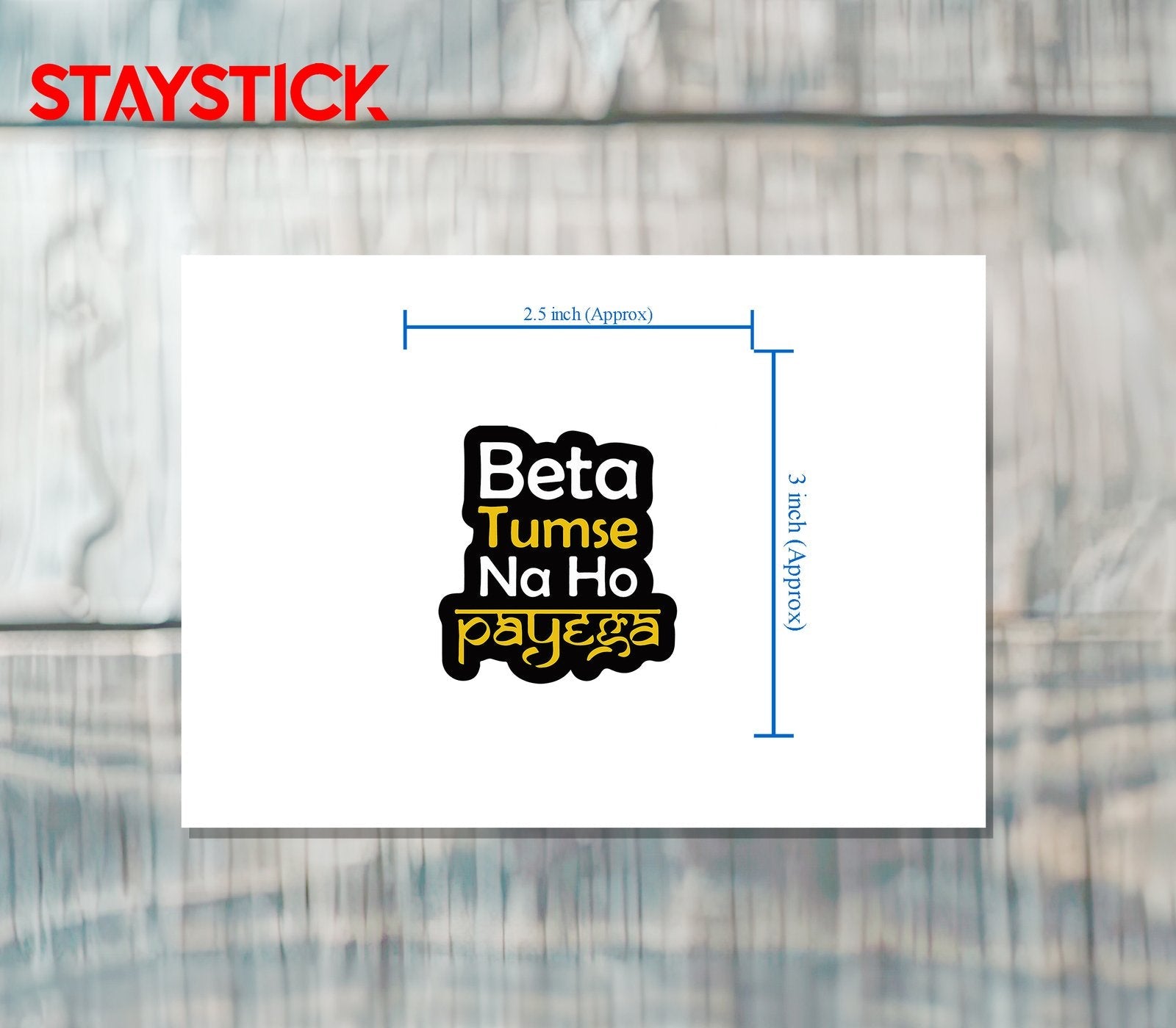FUNNY STICKER Premium Vinyl Sticker