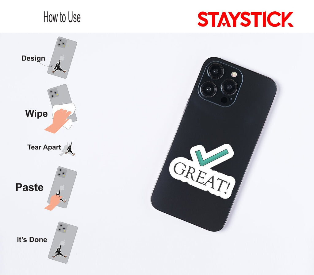 MOTIVATIONAL STICKER Metalized Sticker