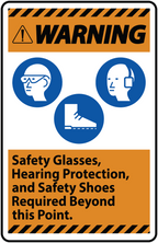 WARNING SIGN STICKER Premium Vinyl Sticker