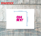 OH MY STICKER Premium Vinyl Sticker