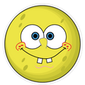 Spongebob Squarepants Smiling Face Sticker Premium Vinyl Sticker