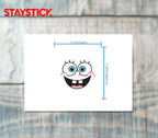 Spongebob Squarepants Face Sticker Premium Vinyl Sticker