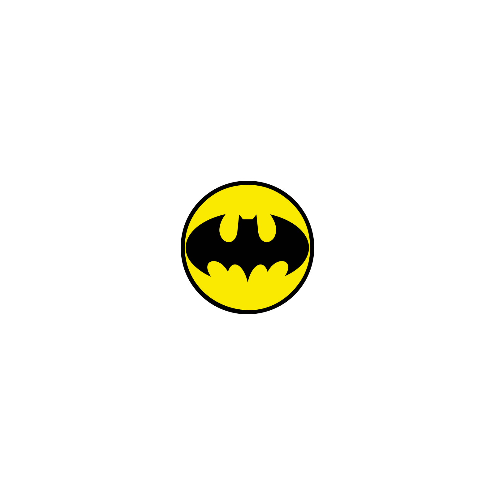 BAT MAN LOGO STICKER Premium Vinyl Sticker