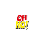 OH NO STICKER Premium Vinyl Sticker
