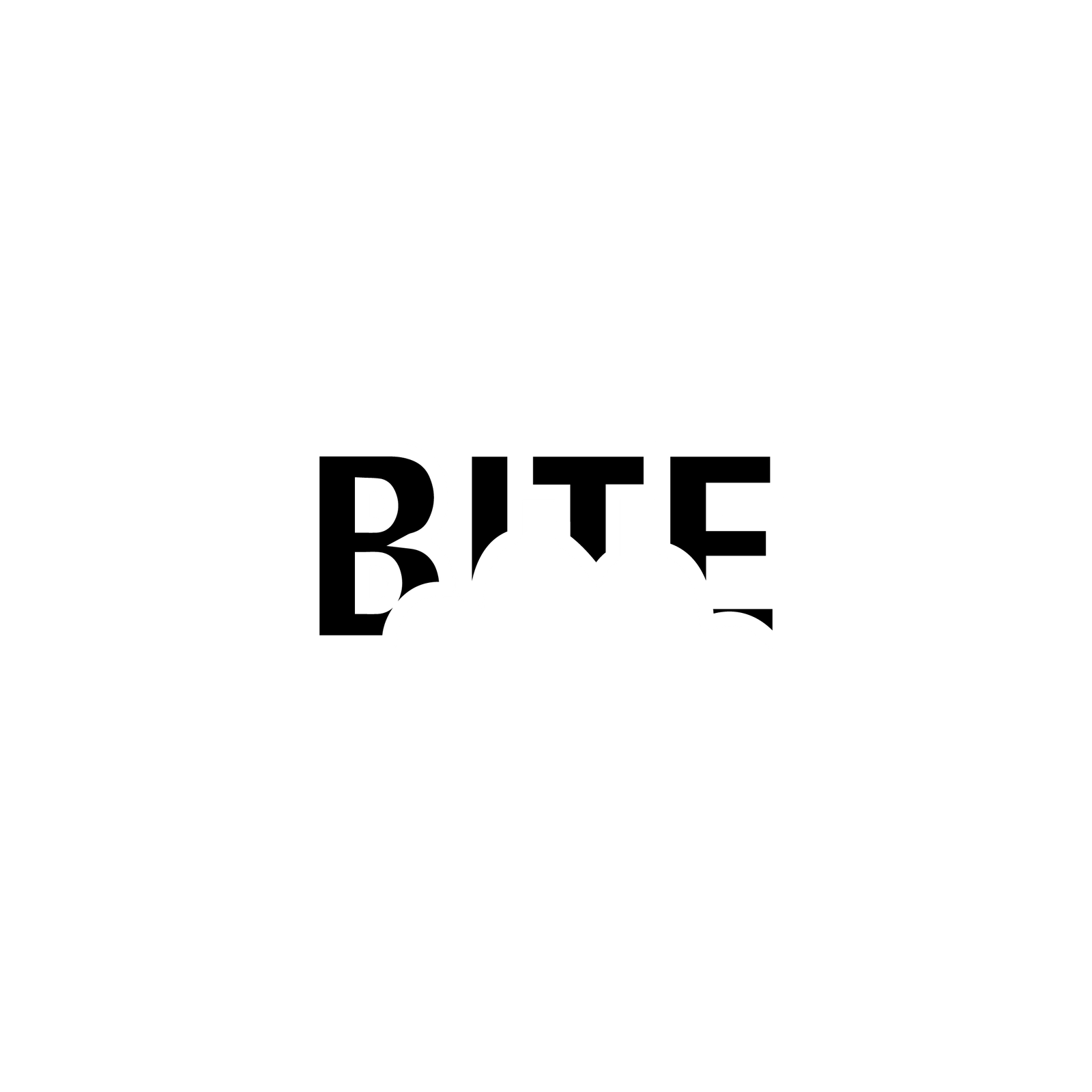 BITE STICKER Premium Vinyl Sticker