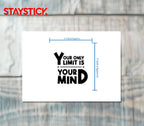 MOTIVATIONAL STICKER Premium Vinyl Sticker