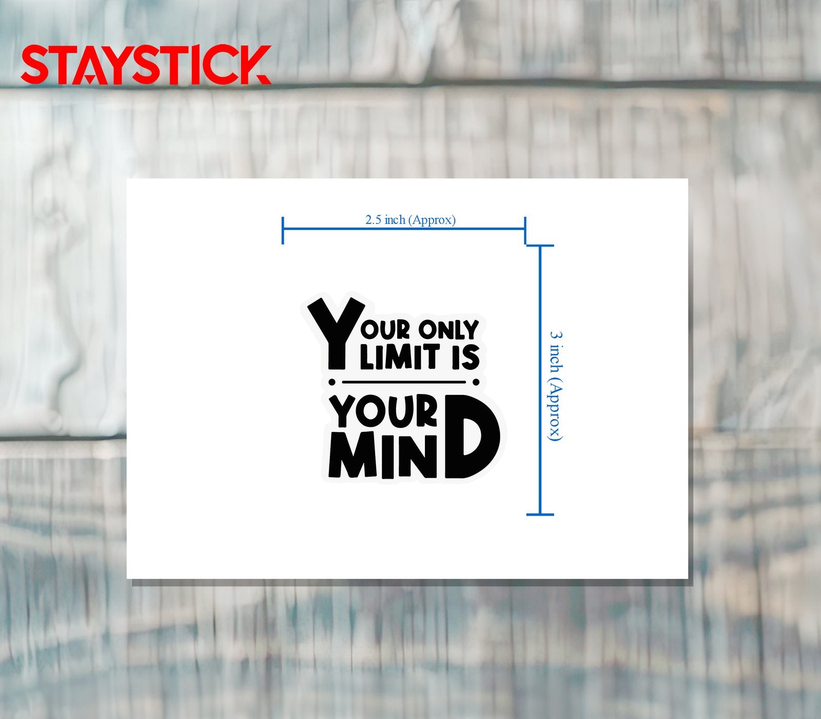 MOTIVATIONAL STICKER Premium Vinyl Sticker
