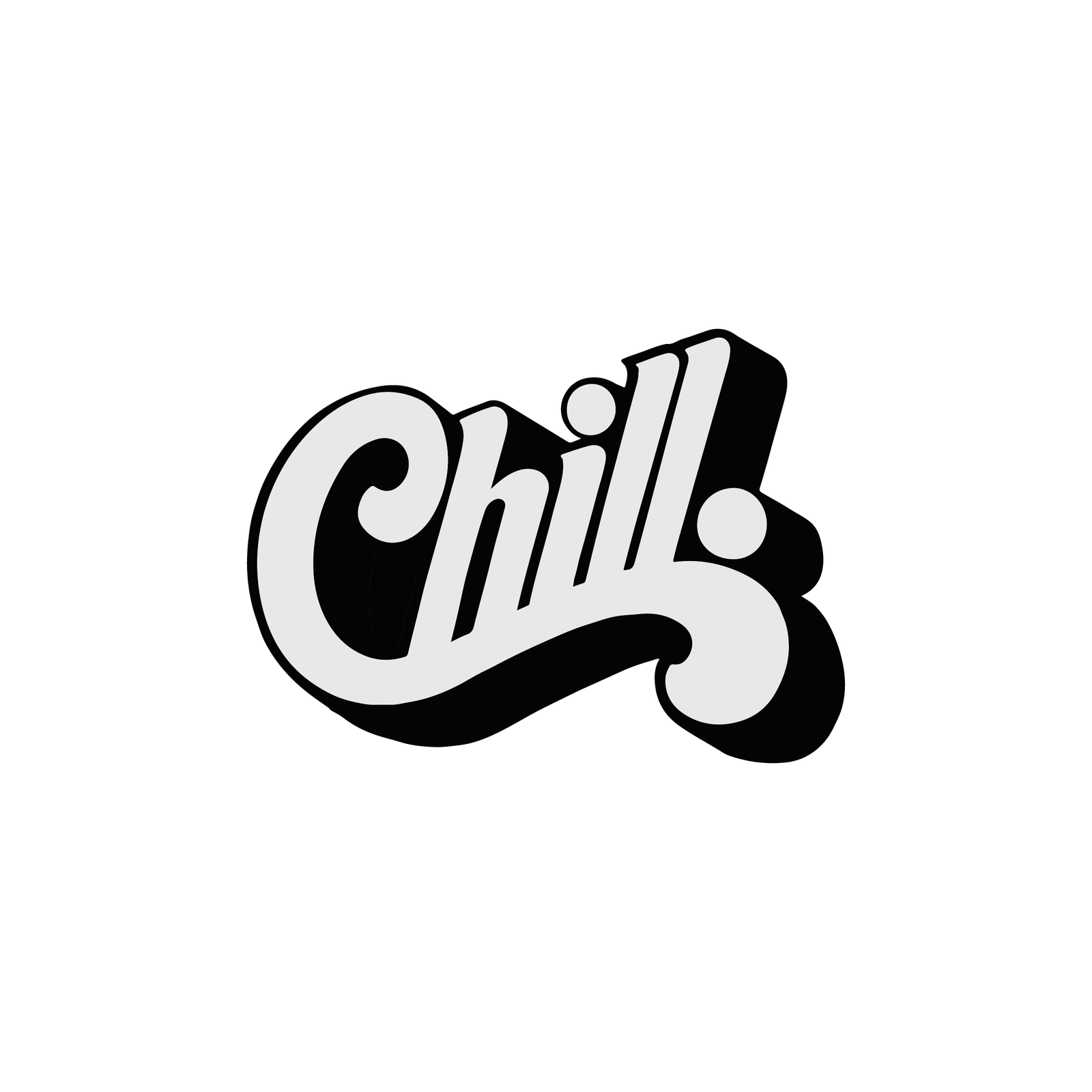 CHILL STICKER Premium Vinyl Sticker