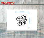WEEKEND STICKER Premium Vinyl Sticker