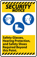 SECURITY SIGN STICKER Premium Vinyl Sticker
