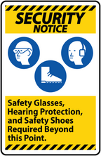 SECURITY SIGN STICKER Premium Vinyl Sticker