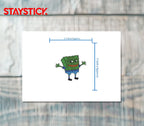 Sad Spongebob Pepe Meme Sticker Premium Vinyl Sticker