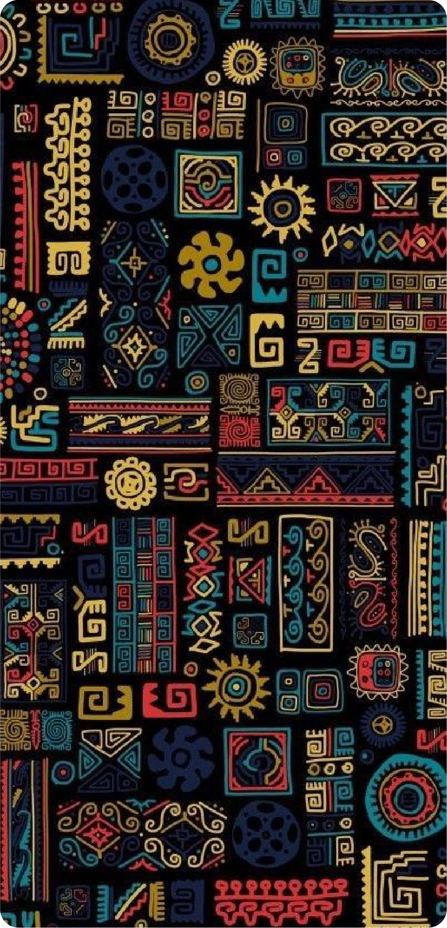 TRIBAL PATTERN MOBILE STICKER