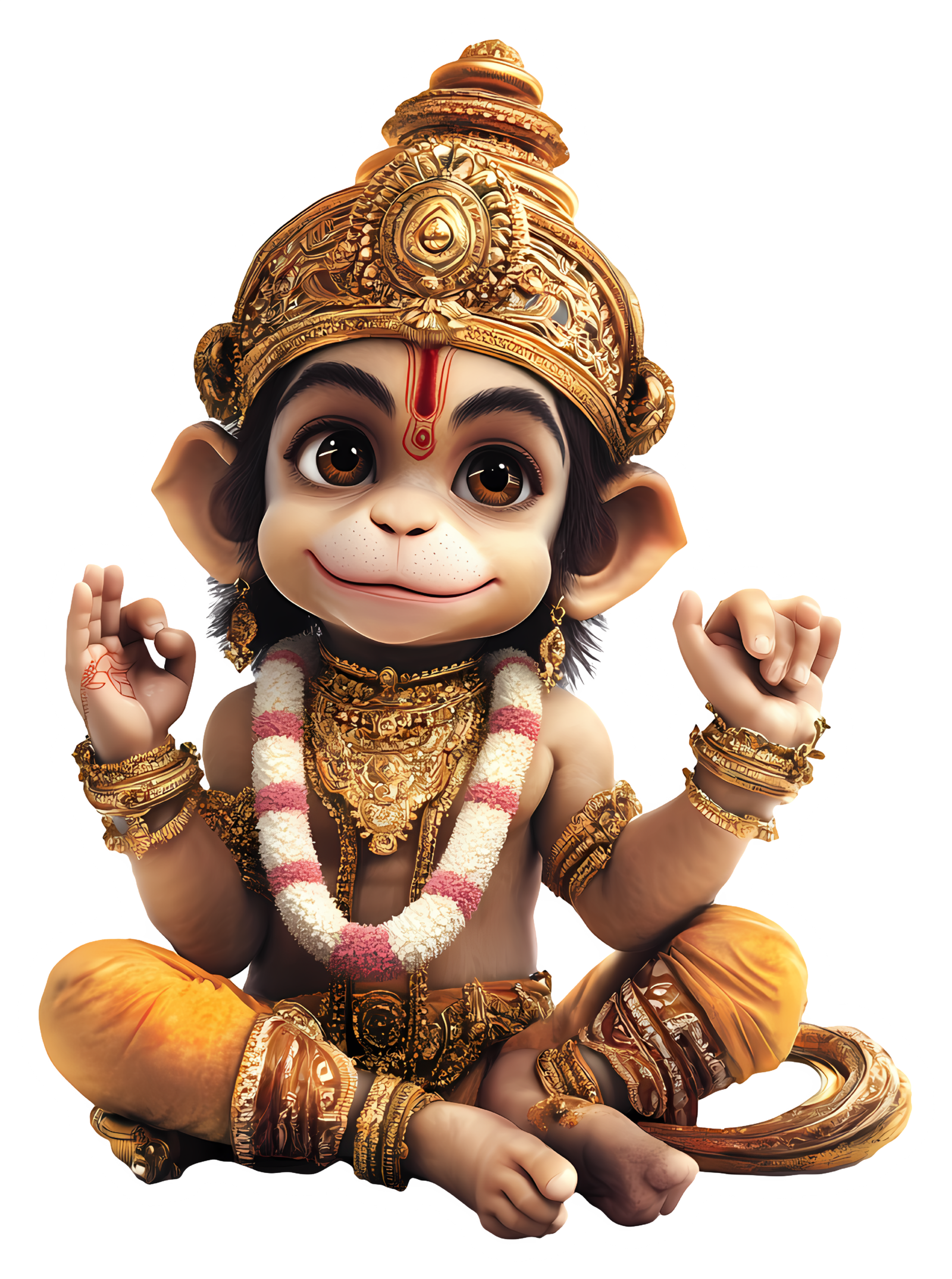 Hanuman God Sticker Premium Vinyl Sticker