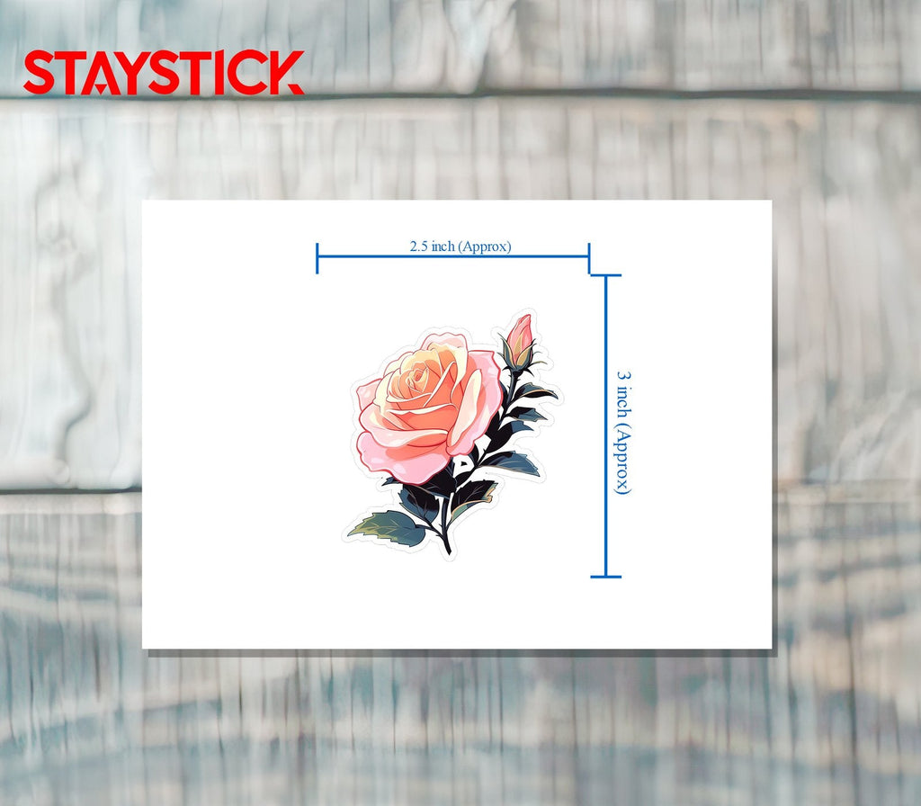 ROSE STICKER Premium Vinyl Sticker