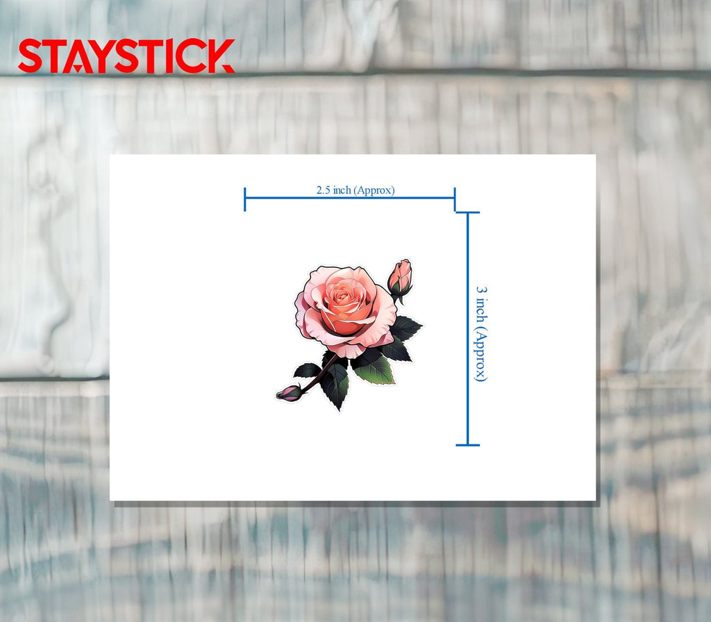 ROSE 2 STICKER Premium Vinyl Sticker
