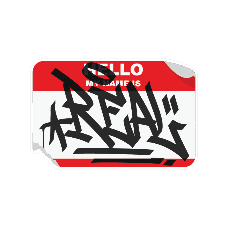 TAG STICKER Metalized Sticker