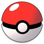 RED & WHITE BALL STICKER Premium Vinyl Sticker