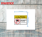 FACE MASK STICKER Safety Sticker