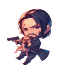 JOHN WICK STICKER Premium Vinyl Sticker