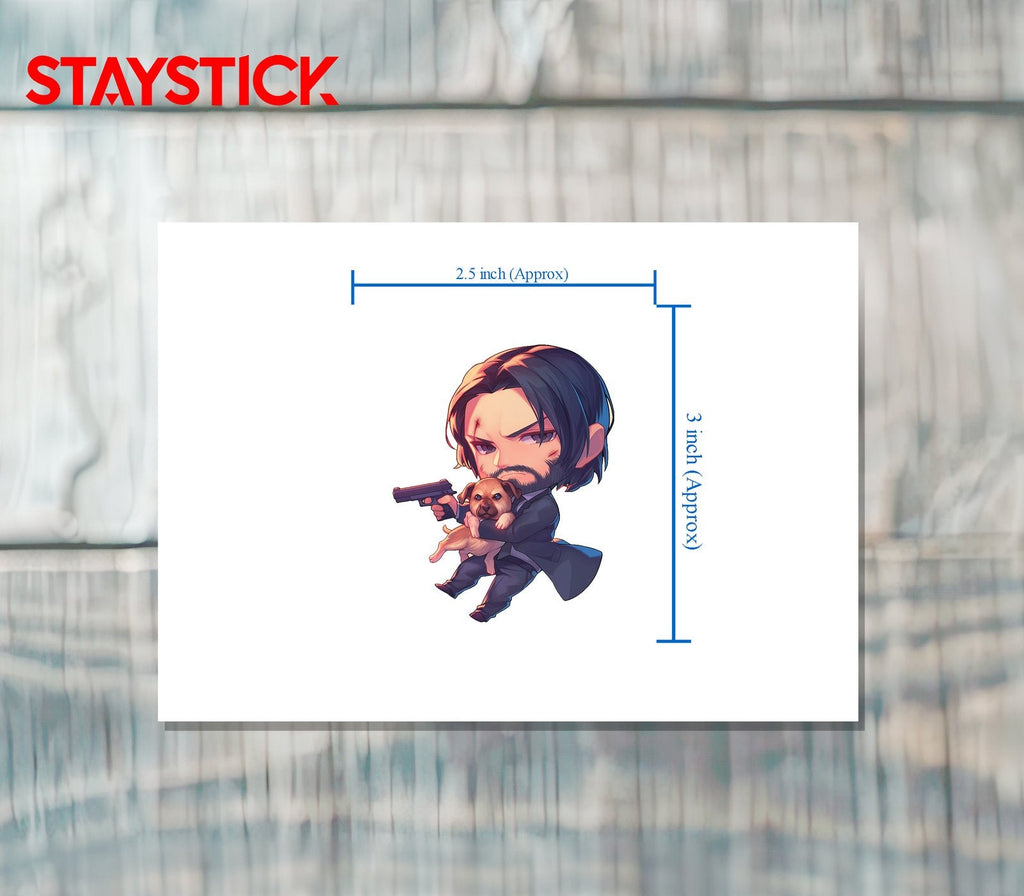 JOHN WICK STICKER Premium Vinyl Sticker