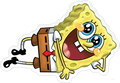Surprised Patrick Star Sticker 3D Premium Sticker
