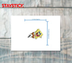 Surprised Patrick Star Sticker 3D Premium Sticker
