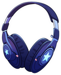 HEAD PHONE STICKER Premium Vinyl Sticker