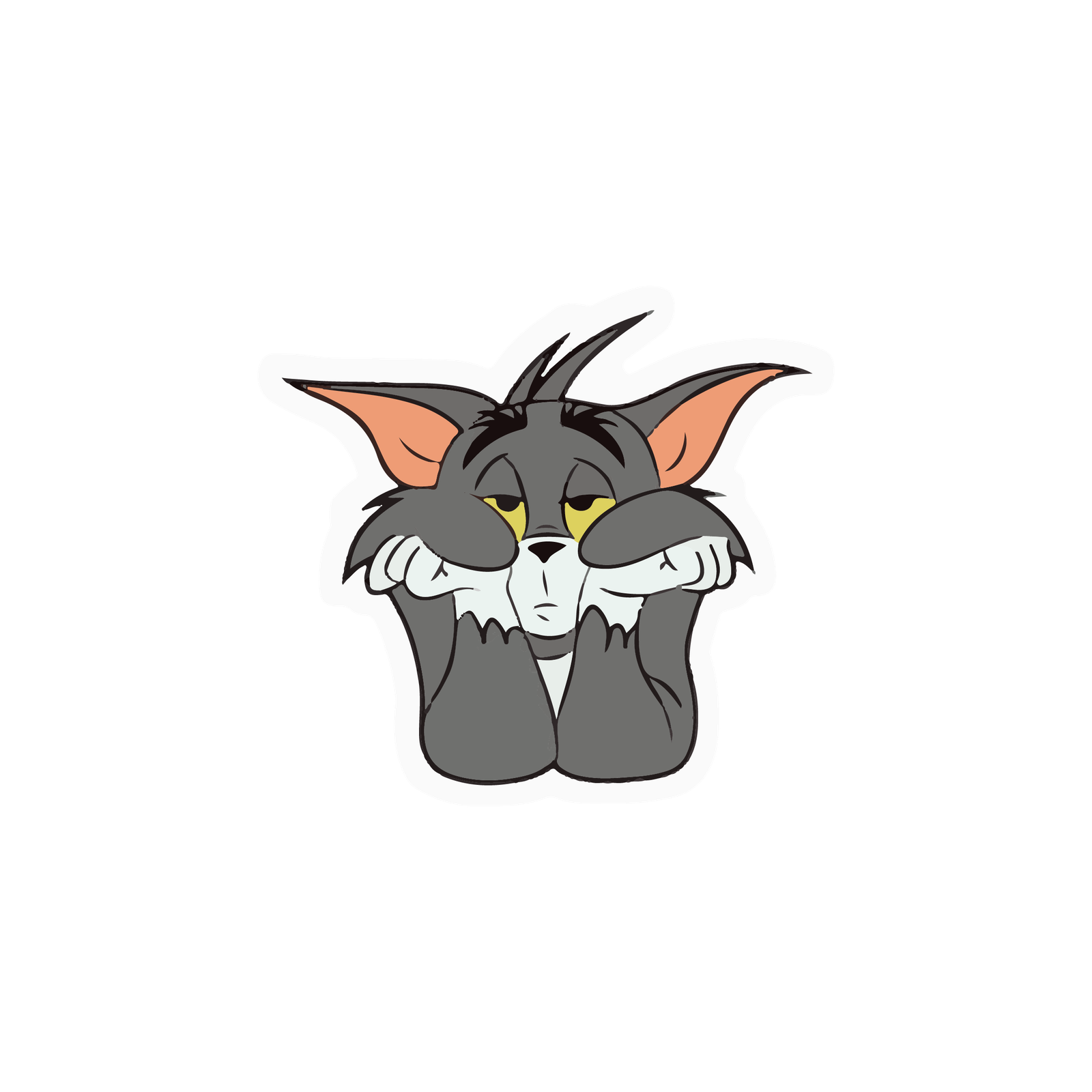 SAD TOM STICKER Premium Vinyl Sticker