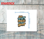 POSITIVE VIBE STICKER Premium Vinyl Sticker