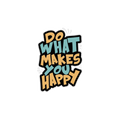POSITIVE VIBE STICKER Premium Vinyl Sticker