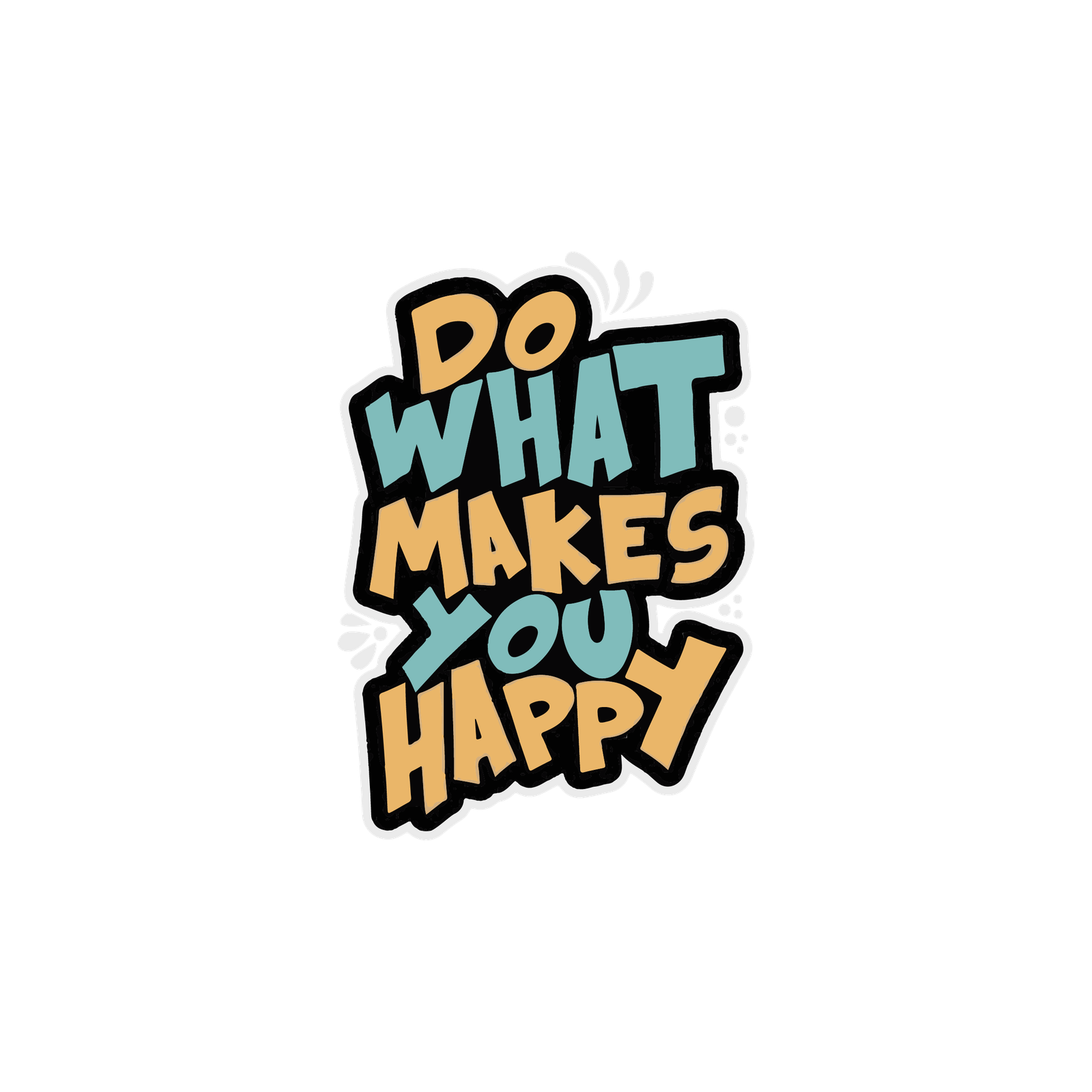 POSITIVE VIBE STICKER Premium Vinyl Sticker