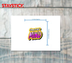 POSITIVE VIBES STICKER Premium Vinyl Sticker