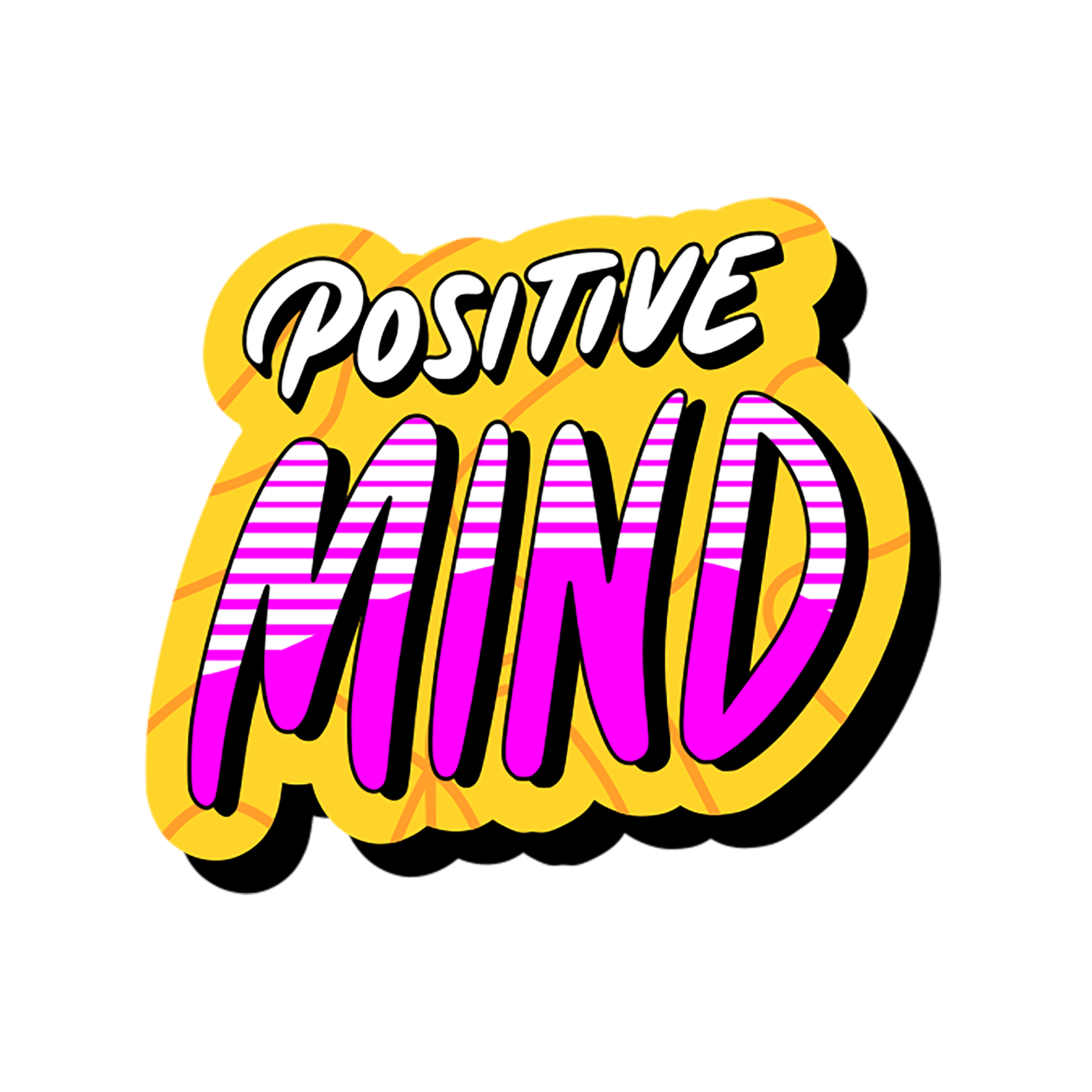 POSITIVE VIBES STICKER Premium Vinyl Sticker