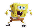 Surprised Patrick Star Sticker 3D Premium Sticker