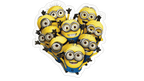 Minions Heart Sticker Premium Vinyl Sticker