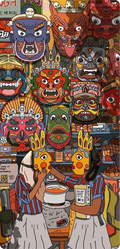COLORFUL MOBILE STICKER