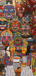 COLORFUL MOBILE STICKER