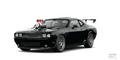 Black Dodge Challenger Supercharger Sticker Premium Vinyl Sticker