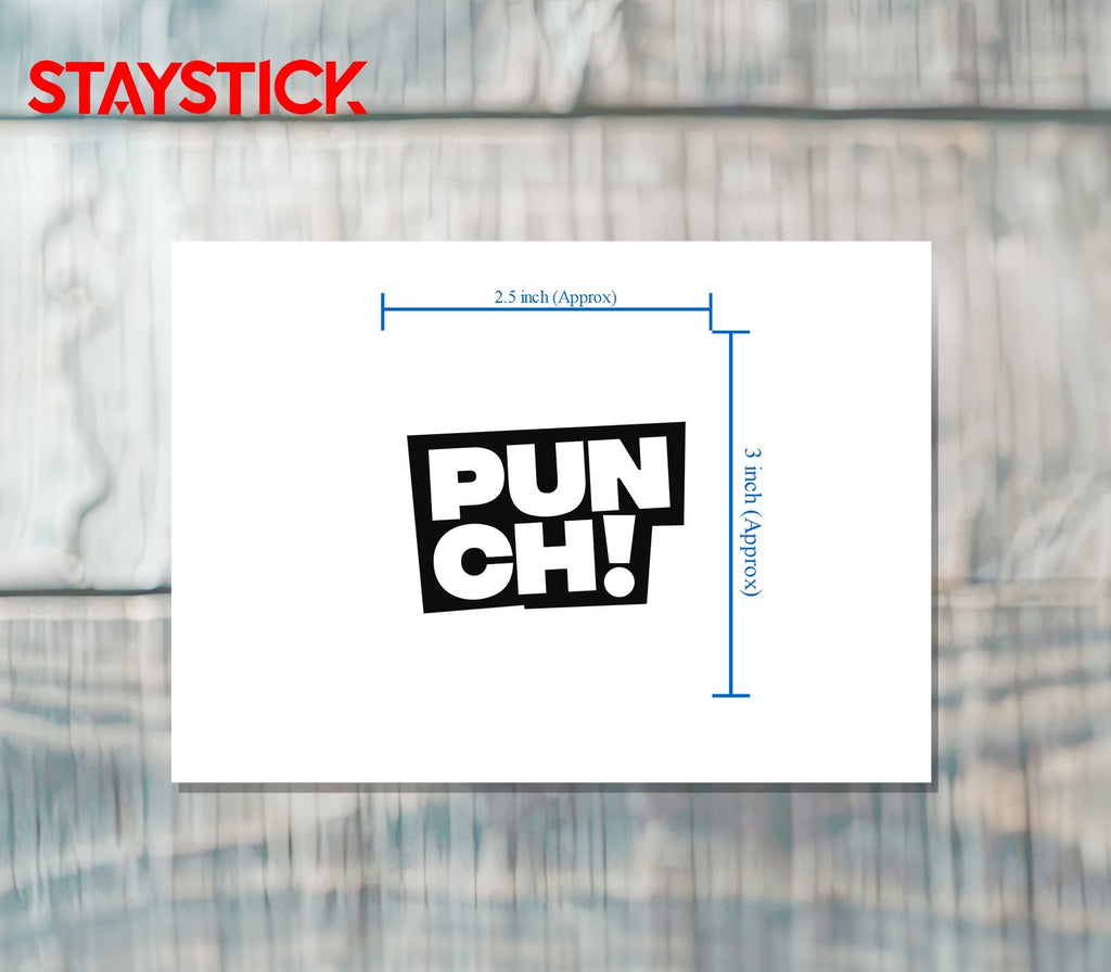 PUNCH STICKER Premium Vinyl Sticker