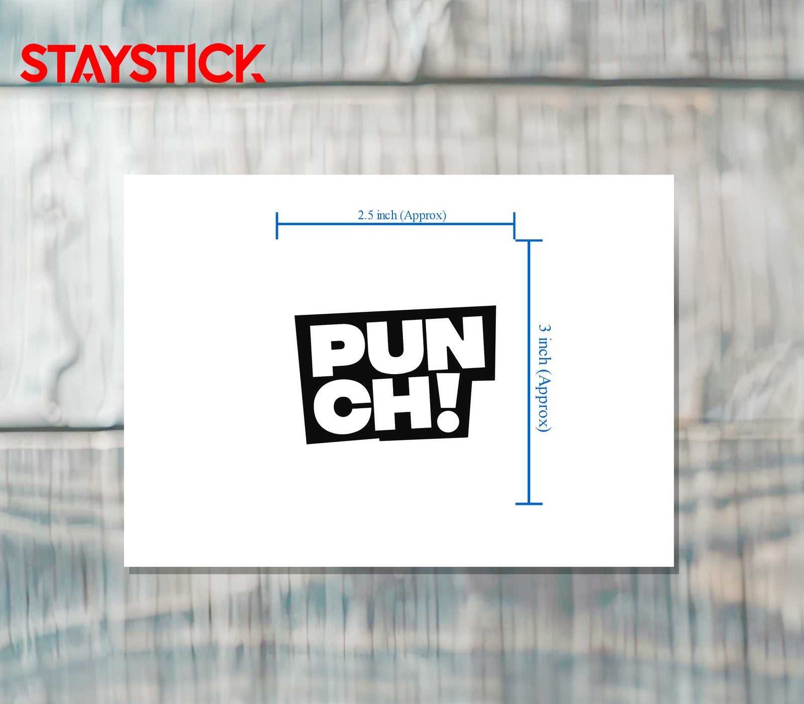 PUNCH STICKER Premium Vinyl Sticker