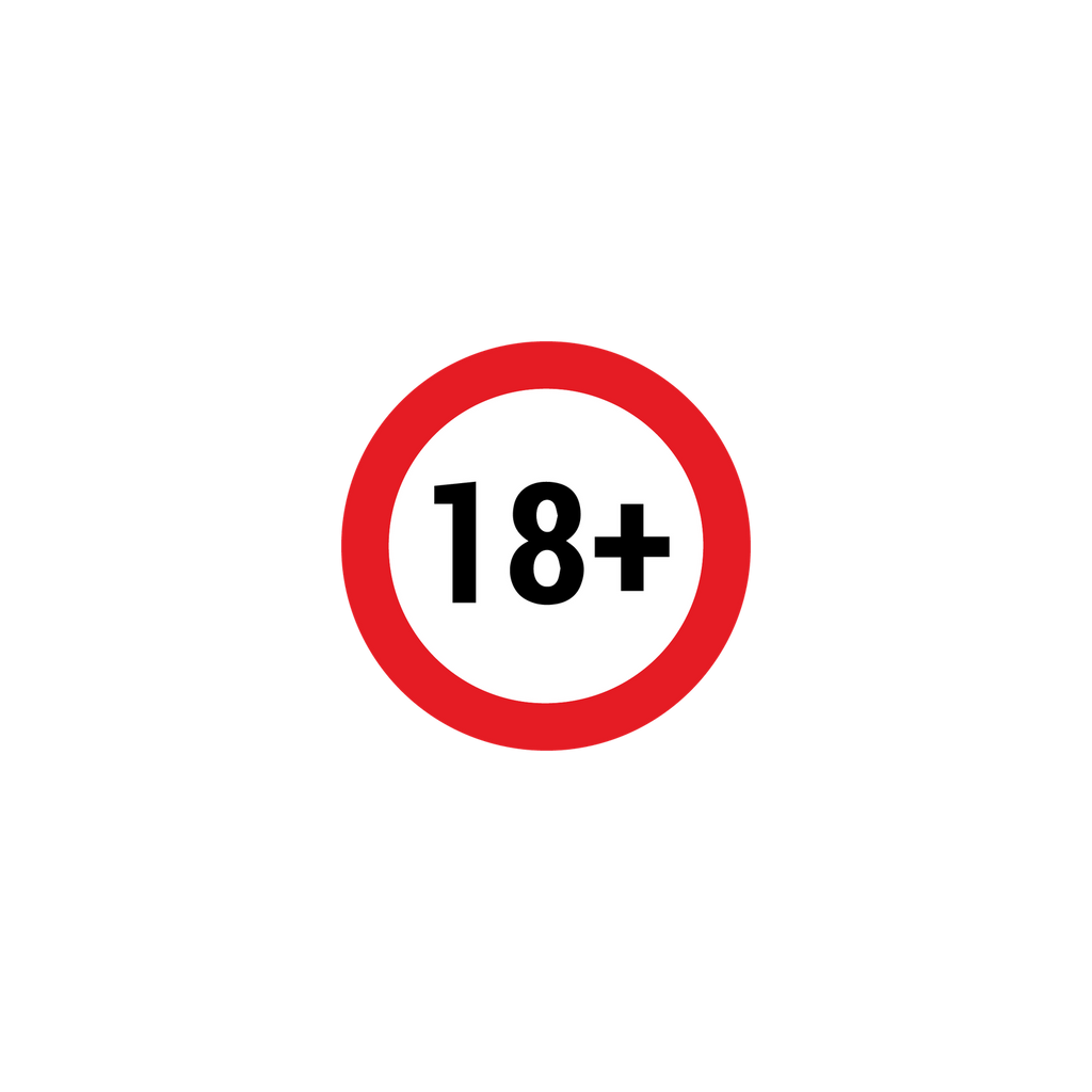 18+ STICKER Premium Vinyl Sticker