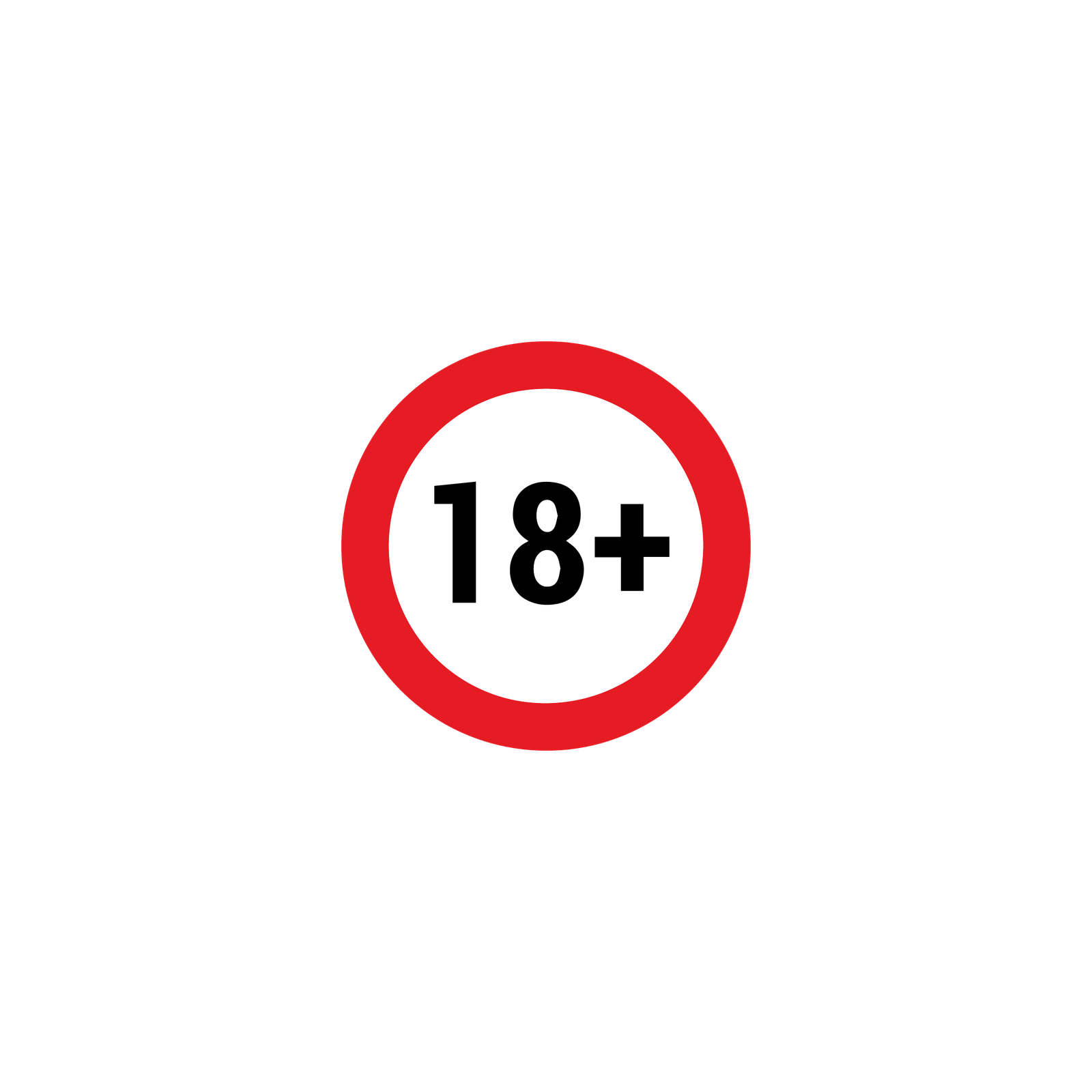 18+ STICKER Premium Vinyl Sticker