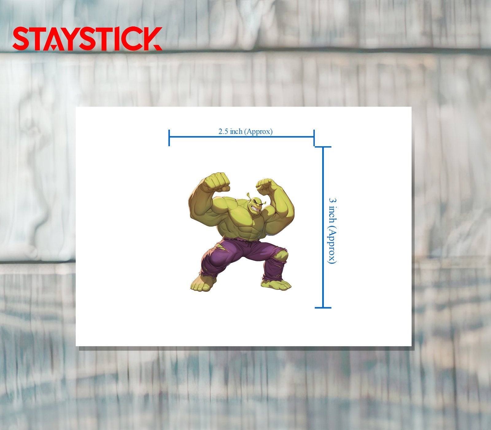 HULK STICKER Premium Vinyl Sticker