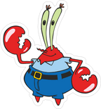 Mr. Krabs Sticker Premium Vinyl Sticker