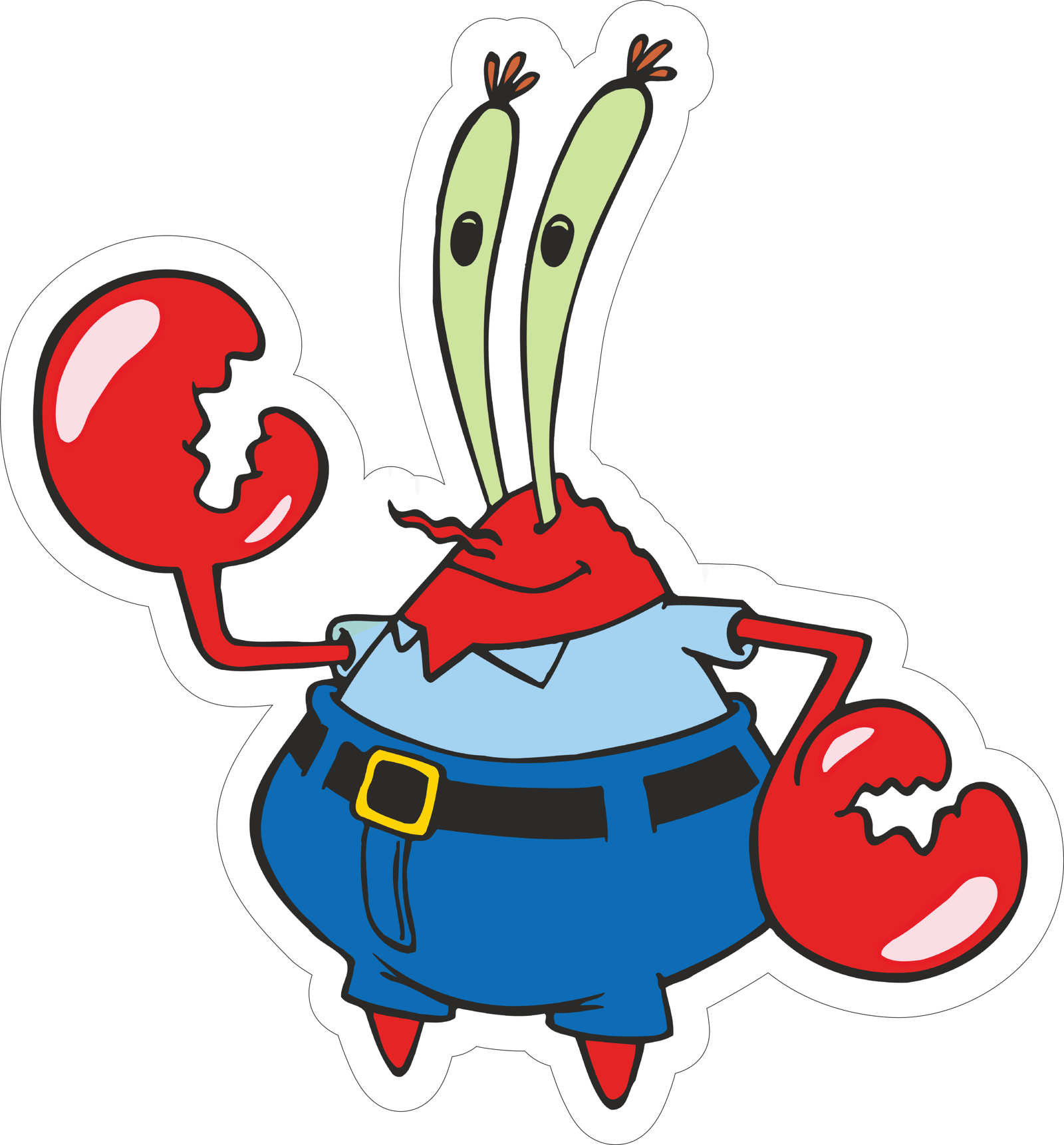 Mr. Krabs Sticker Premium Vinyl Sticker