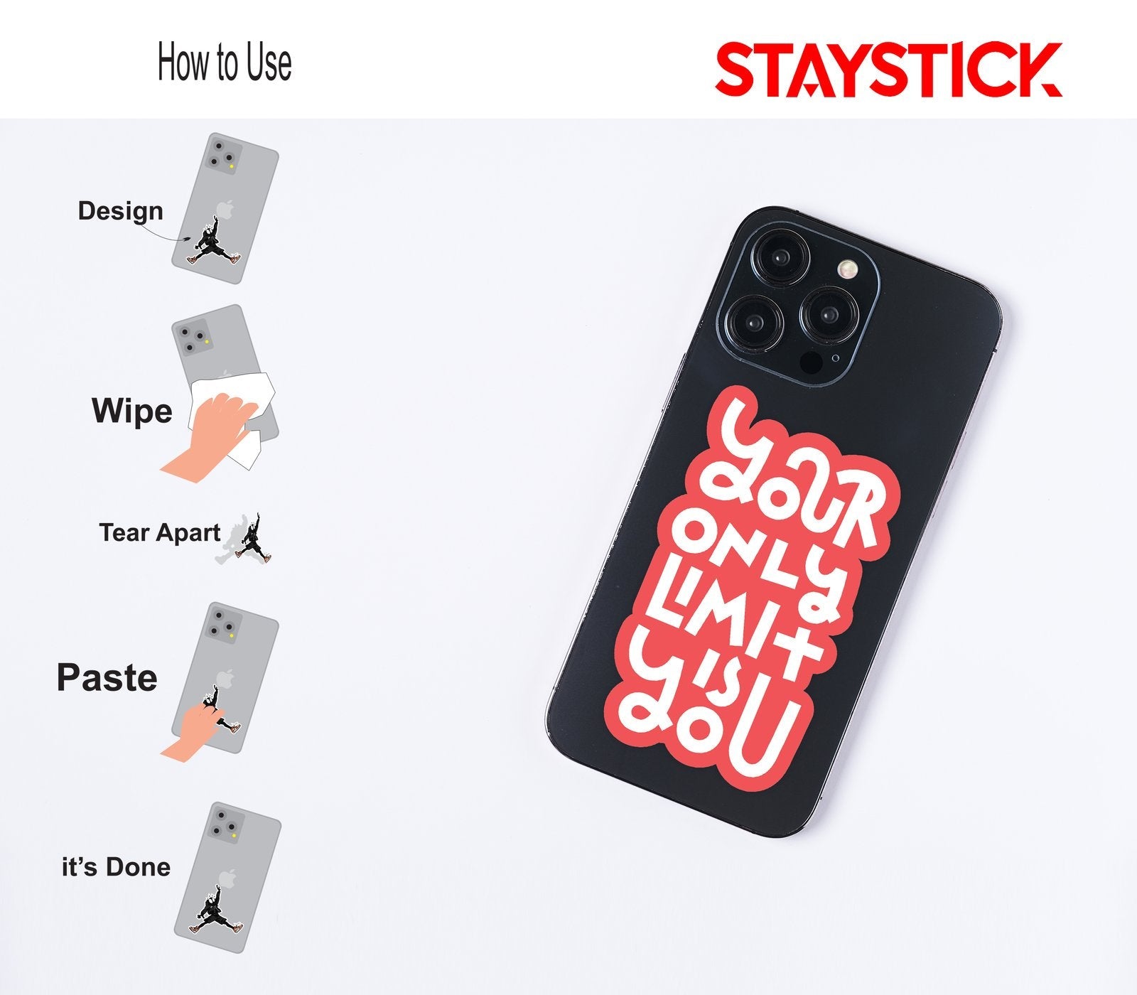 MOTIVATE STICKER Metalized Sticker